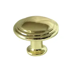 Fixser - Jaladera Boton #17 Laton Brillante