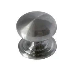 Fixser - Jaladera Boton #12 25mmd X 22mmh C/T Niquel Satin