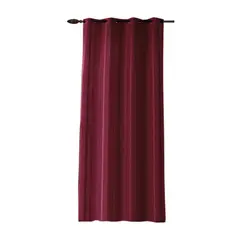 Deco Cortina - Cortina Semi-Opaca Lineas Vino 135 x 220 cm