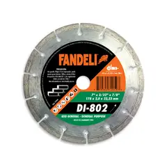 Fandeli - Disco Corte Diamante Segmentado 7"
