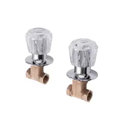 Dica - Juego de llaves de empotrar roscables acrilico