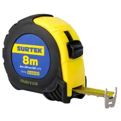 Surtek - Flexómetro anti-impacto 8m x 1"