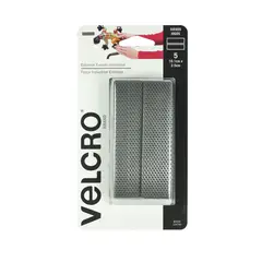 Velcro - Fuerza extrema, 5 tiras platino, para superficies ásperas.