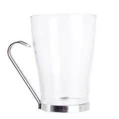 Borgonovo - Taza para té vidrio Debora 1 pieza 320 ml