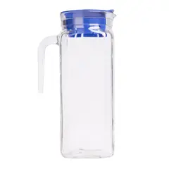 Borgonovo - Jarra de vidrio Igloo 1200 ml., con tapa plástica