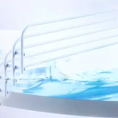 Kleine Wolke - Tendedero de pared de acero de 80 x 45 cm