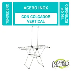 Kleine Wolke - Tendedero con bandeja plata 156x61x97 cm