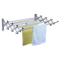 Kleine Wolke - Tendedero de pared de aluminio de 60 x 61 x 22 cm