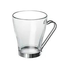 Borgonovo - Taza para expresso vidrio Debora 1 pieza 110 ml