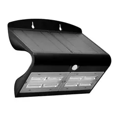 Luceco - Panel solar led de 6.8w negro