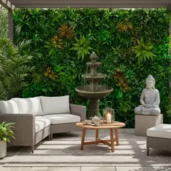 Just Home Collection - Follaje artificial flores tropical 50x100 cm