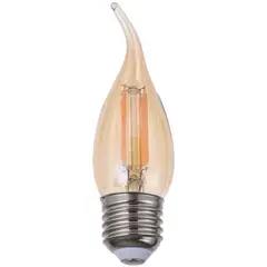 Dairu - Foco LED Vintage Filamento Tipo E27 Ámbar de Luz Cálida