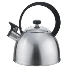Just Home Collection - Tetera de acero inoxidable 2.5 l