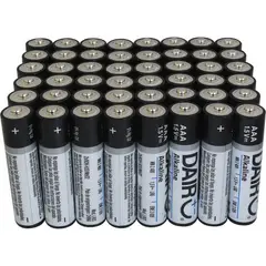 Dairu - Pack Pila Alcalina AAA 48 Piezas