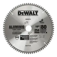 Dewalt - Disco Sierra 10 pulg 80 Dientes Flecha 30 mm