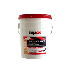 Topex - Pintura premium 19 L Blanco