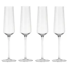 Just Home Collection - Set Copa Flute transparente