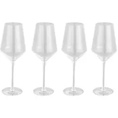 Just Home Collection - Set Copa vino tinto transparente