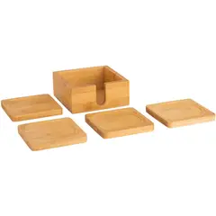 Just Home Collection - Portavasos cuadrados set 4 pzas