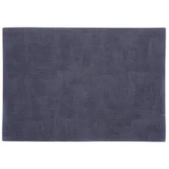 Just Home Collection - Mantel individual PU 30 x 43 centímetros gris oscuro