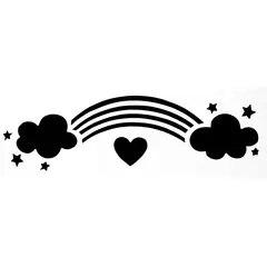 Premier - Plantilla Decorativa Arcoiris