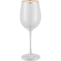 Just Home Collection - Copa Vino Tinto Ribete Gold 450 ml