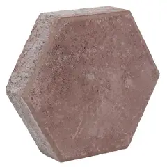 La Roca - Adocreto hexagono 6X27.5X24 cm rosa