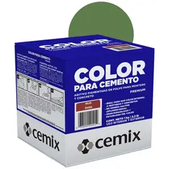 Cemix - Color Para Cemento Verde Pr.1Kg.
