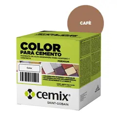 Cemix - Aditivo Pigmentado Color para Cemento Premium - 1kg - Café