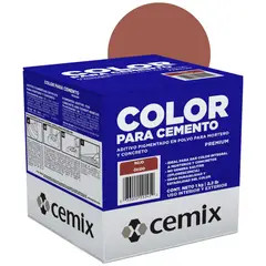 Cemix - Aditivo Pigmentado Color para Cemento Premium - 1kg - Rojo