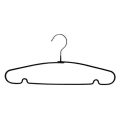 Just Home Collection - Set de 10 ganchos negros