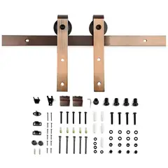 Just Home Collection - Kit Puerta Corredera Bronce