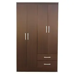 Casa Bonita - Clóset 4 puertas 2 cajones chocolate