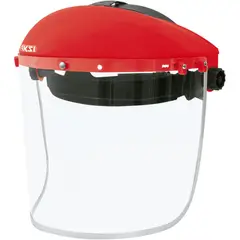 Aksi - Protector facial con mica de policarbonato y prefuerzo de aluminio