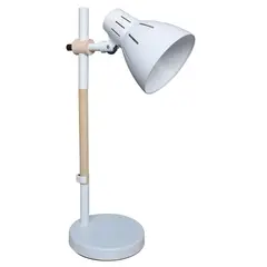 Just Home Collection - Lámpara de escritorio 30W Philis E27 Blanco