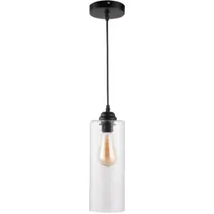 Just Home Collection - Lámpara colgante Brest de 1 luz E27 Transparente