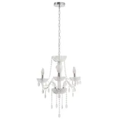 Just Home Collection - Lámpara colgante Auriga de 3 luces E14 Plata