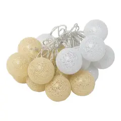 Just Home Collection - Guirnalda de Baterías Led 20 Luces