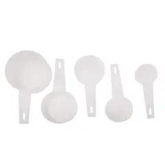 Press - Juego 5 tazas medidoras plástico