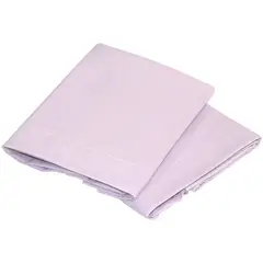 Just Home Collection - Set 2 Fundas Extra Microfibra Lisa Lila Ks 52 X 98