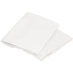 Just Home Collection - Set 2 Fundas Extra Microfibra Lisa Bco Ks 52 X 98
