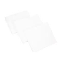 Just Home Collection - Juego de Sábanas Matrimonial Microfibra Lisa Blanco