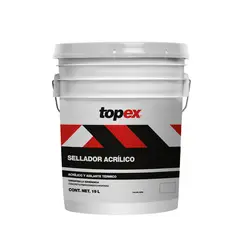 Topex - Sellador Acrílico y Aislante Térmico - 19 litros