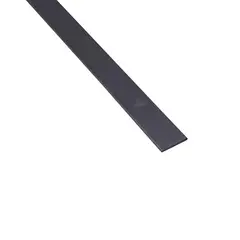 undefined - Varilla plana 20 x 2mm de aluminio anodizado plata 2.5 m