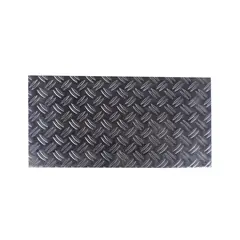 Alfer - Lámina antiderrapante1.5/2mm aluminio natural 25 x 50 cm