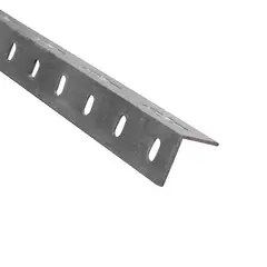 Alfer - Ángulo perforado 23.5 x 23.5 x 1.5 Aluminio Natural 2.5 m