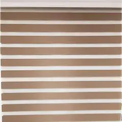 Just Home Collection - Persiana Enrollable Dúo Marron 140 x 165 cm