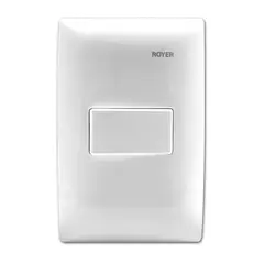 Royer - Placa Armada Con 1 Interruptor De Escalera Blanco