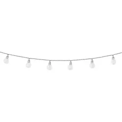 Just Home Collection - Guirnalda solar de 20 luces cálidas LED IP44