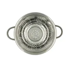 Metaltex - Coladera de acero inoxidable con patas